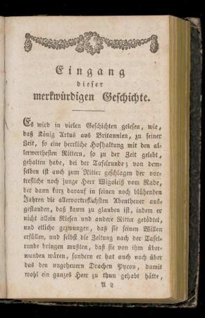 Eingang dieser merkwuerdigen Geschichte.