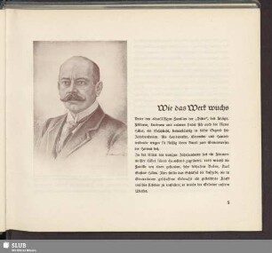 Wie das Werk wuchs