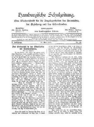 Das Ordinariat in den Oberklassen der Mädchenschulen