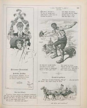 "Moderner Damenhut" "'tröst'" "Hauptvergnügen"