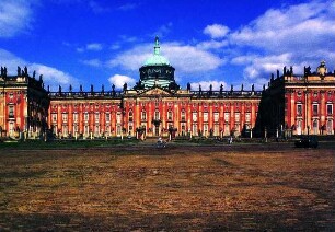 Potsdam - Neues Schloß : Das Neue Schloß in Potsdam, aufgenommen ca. 1995