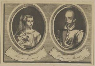 Doppelbildnis des Pierre de Brach und der Marie de Jars de Gournay