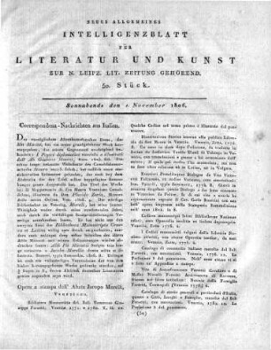 1806-11-01 : 50. Stück