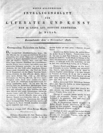 1806-11-01 : 50. Stück