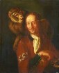 Bildnis eines Mannes mit einem Affen
