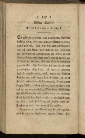 Eilftes Kapitel. Kritik des vorigen Kapitels.