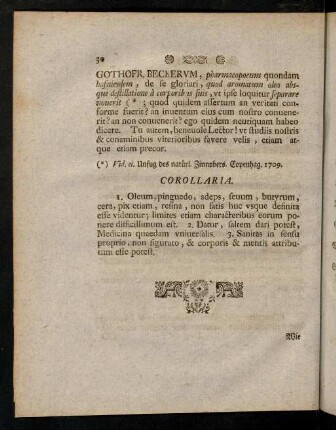 30-36, Corollaria.