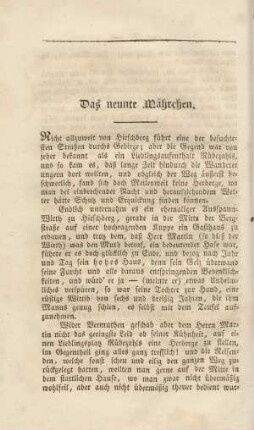 Das neunte Mährchen