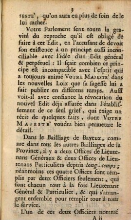 Remontrances que présentent au Roi ... les Gens tenants sa Cour de Parlement de Rouen