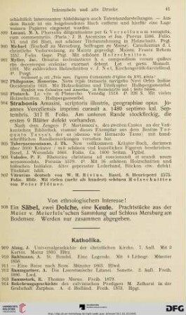 Katholika (Nr. 909-1101)