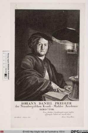 Bildnis Johann Daniel Preissler