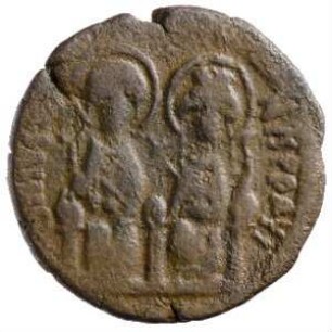Münze, Follis, 571 / 572
