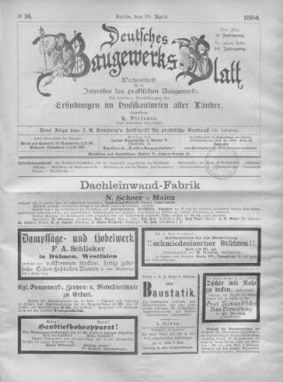 44. Jahrgang. Nr. 16.