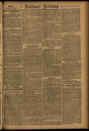 Zweite Ausgabe vom Dienstag, den 03. Mai 1921.