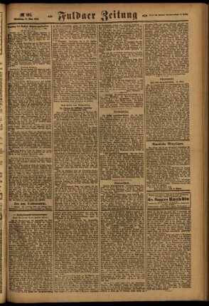 Zweite Ausgabe vom Dienstag, den 03. Mai 1921.
