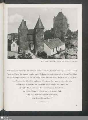 Das Clever Tor in Xanten, der Stadt Siegfrieds