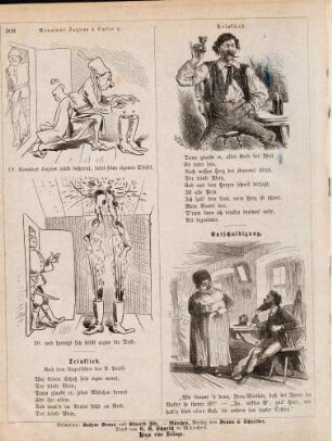 "Monsieur Jacques à Paris während der Belagerung im Jahre 1870" "Trinklied" "Entschuldigung"