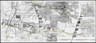 Wohnen im Havelland Schinkelwettbewerb 1994: Lageplan 1:10000, Strukturpläne Grünräume, Verkehrsentwicklung