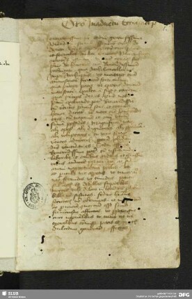 1r-1v: Begrüßungsrede an einen Kirchenfürsten