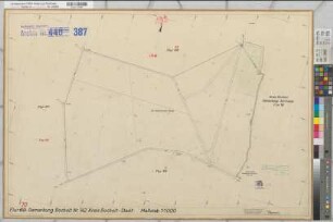 Büngern (Rhede), Umlegung Büngern, Zuteilungskarte Bocholt Flur 69 (70)