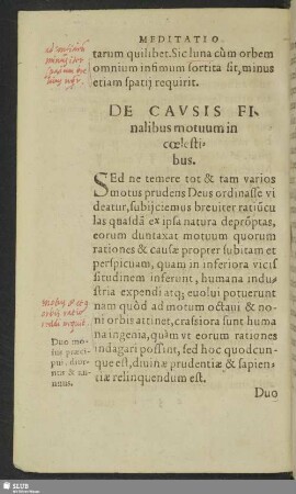 De Causis Finalibus motuum in coelestibus
