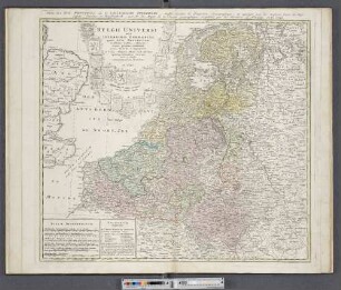 Belgii Universi seu Inferioris Germaniae quam XVII Provinciae Austriaco, Gallico et Batavo Sceptro parentes constituunt, nova Tabula Geographica