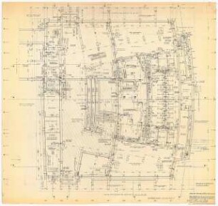 Technische Universität Berlin Elektrotechnische Institute, 2. Bauabschnitt: Kellergeschoss 1:50