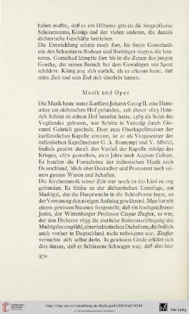 c) Musik und Oper
