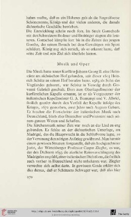 c) Musik und Oper
