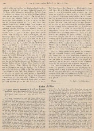 405-410 Kleine Kritiken