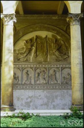 Potsdam, Park Sanssouci, Friedenskirche, Detail.