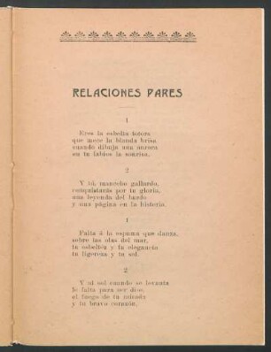 Relaciones pares