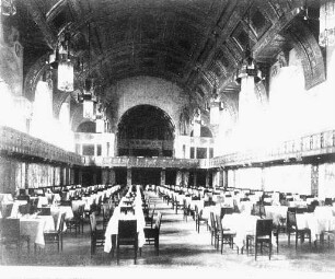Berlin, Rheingold-Gaststätten (Weinhaus Rheingold), Innenansicht. Bruno Schmitz