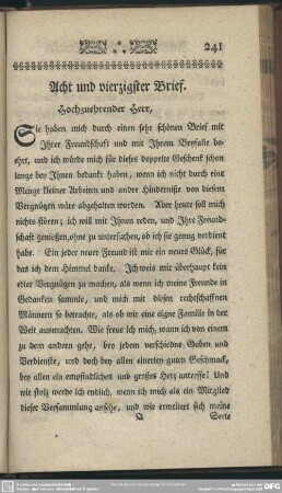 Acht und vierzigster Brief