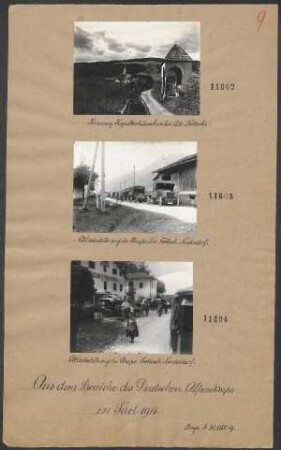 Kreuzung Kapellenhäuschen bei Alt-Toblach