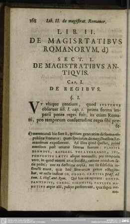 Lib. II. De Magisrtatibus Romanorum