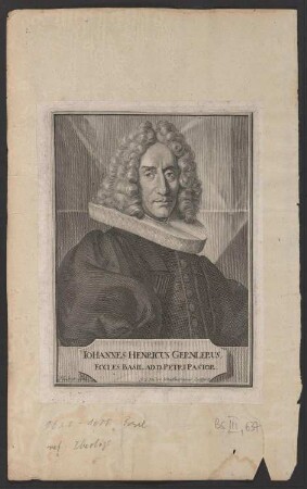 Porträt Johann Heinrich Gernler (1664-1747)