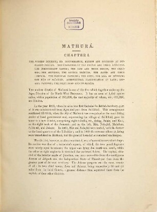 Mathurá: A district memoir : With numerous illustr.