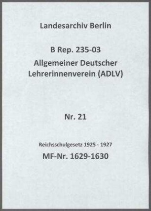 Reichsschulgesetz