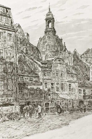 Salzgasse mit Frauenkirche