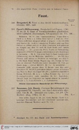 Faust (Nr. 350 - 352)