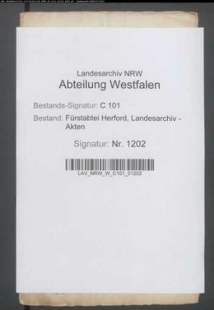 Wahlkapitulation der Äbtissin Elisabeth Landgräfin zu Hessen-Kassel