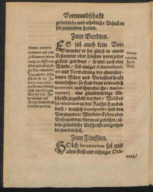 Zum Fünfften.