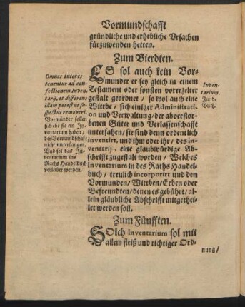 Zum Fünfften.