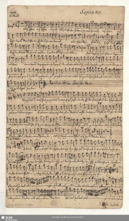 Stimmensatz [Schreiber: Reichard, H. G.]