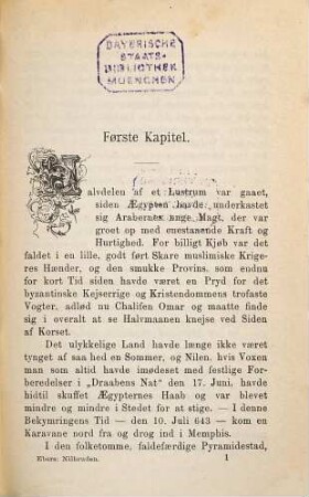 Nilbruden : Roman af Georg Ebers. Oversat af Otto Borchsenius og Johannes Magnussen, 1