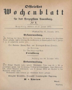 3. Januar-31. December = No. 1-88