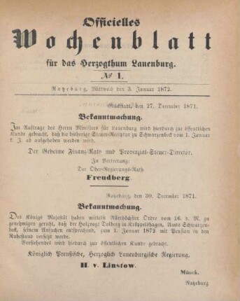 3. Januar-31. December = No. 1-88