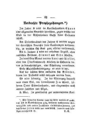 Verdrehte Prophezeihungen
