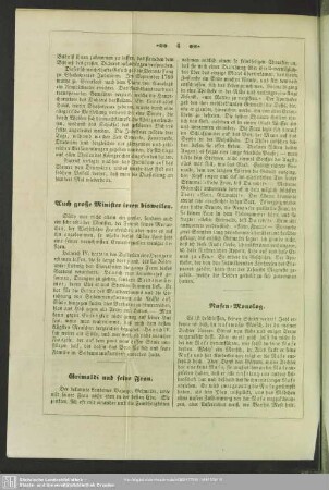 Auch große Minister irren bisweilen